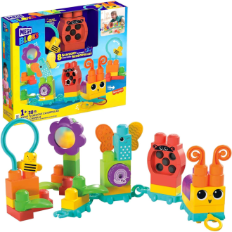 Mega Bloks Move n Groove Caterpillar Building Blocks Toy