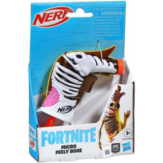 Nerf Fortnite Micro Peely Bone Mini Blaster Toy