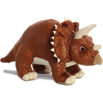 Aurora Stomp Triceratops Dinosaur Plush Figure