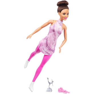 Barbie You Can Be Anything Figure Skater Doll Learning Roleplay