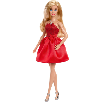 Barbie Mattel 80th Anniversary Red Dress Doll