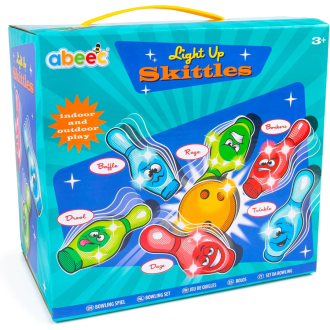 Abeec Light Up Skittles Indoor Outdoor Family Game