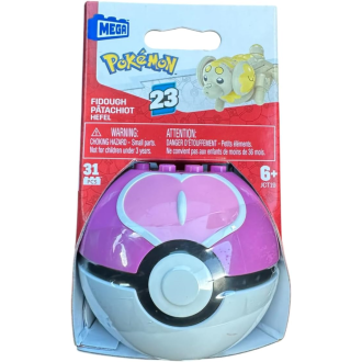 Mega Construx Pokemon Fidough Poke Ball Building Set