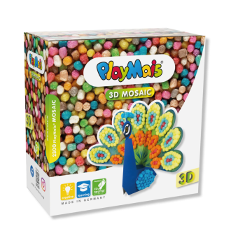 PlayMais 160871 PEACOCK 3D Mosaic Creative Set