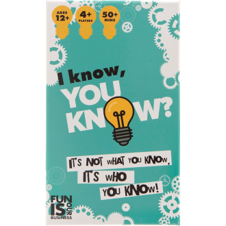 Boxer Gifts I Know You Know Family Party Game