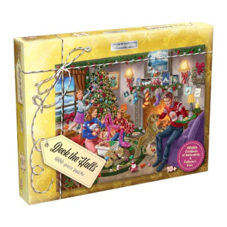 Waddingtons of London Deck The Halls 1000 Piece Jigsaw Puzzle