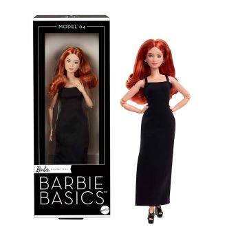 Barbie Signature Basics Model 04 Red Curly Hair Doll