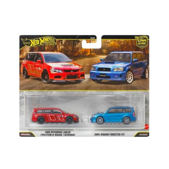 Hot Wheels Premium Car Culture Mitsubishi Lancer & Subaru STI 2-Pack