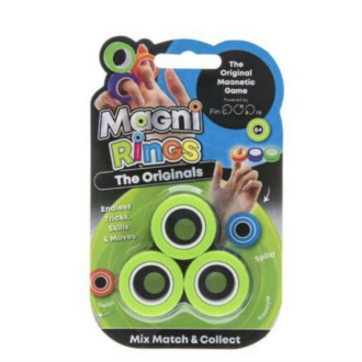 Magni Rings The Ultimate Magnetic Fidget Spinner Game - Green